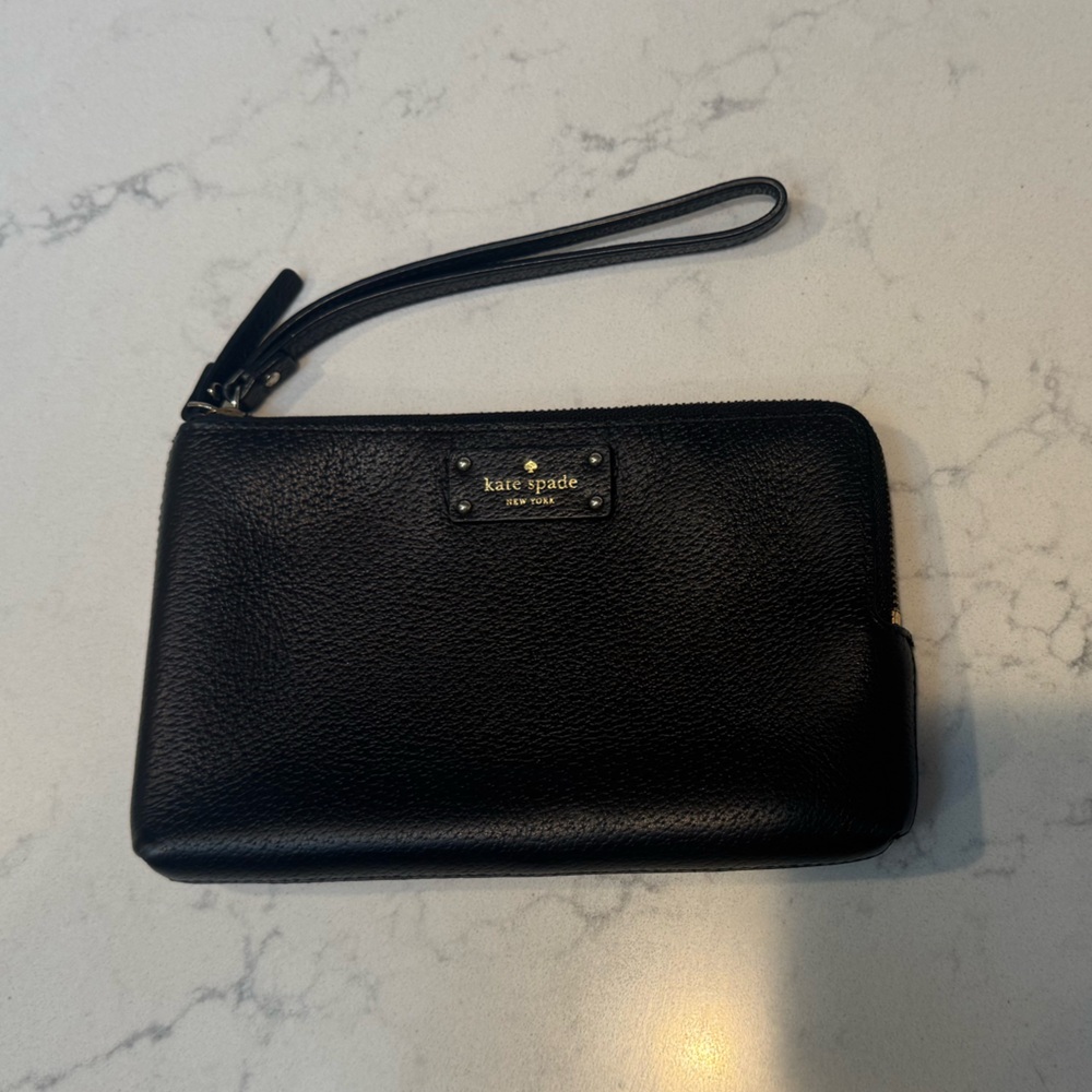 Kate spade black clutch